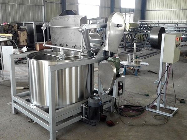 甩油機上出料